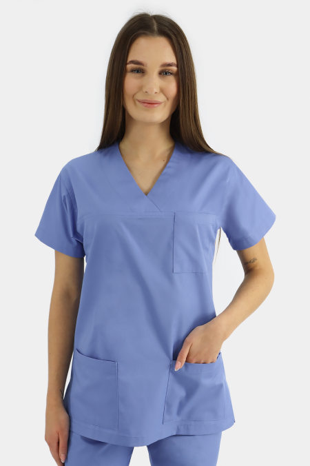 Damska bluza medyczna Ola niebieski