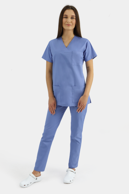 Damska bluza medyczna Ola niebieski
