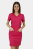 Sukienka medyczna damska wiązana, z krótkim rękawem, kolekcja Soft