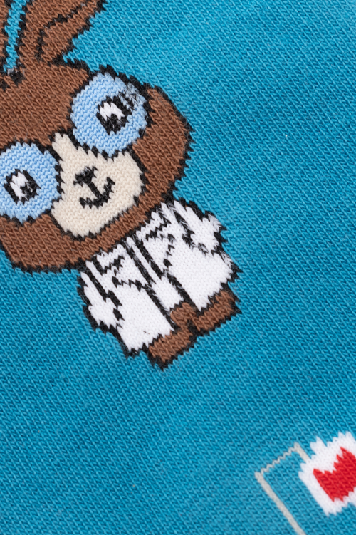 Doktor Królik - kolorowe skarpetki