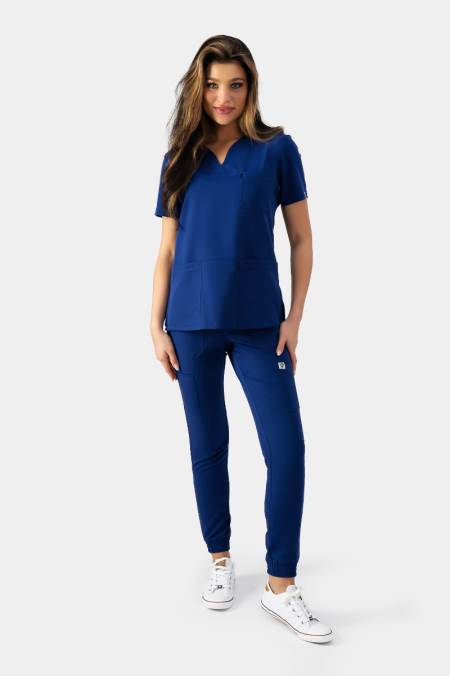 Damska bluza medyczna Amelia royal blue