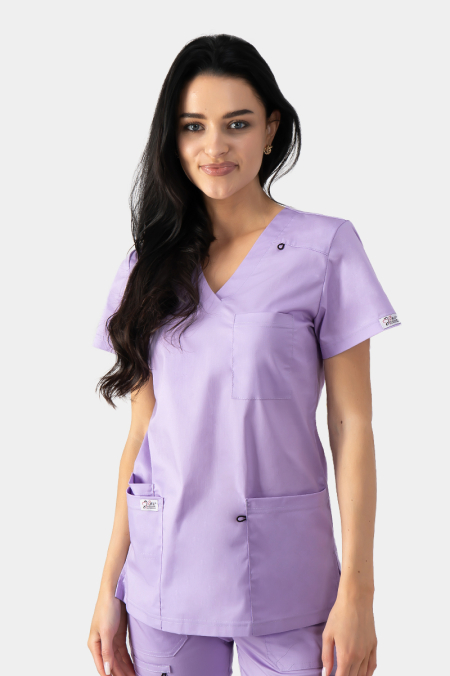 Damska bluza medyczna Medi liliowa