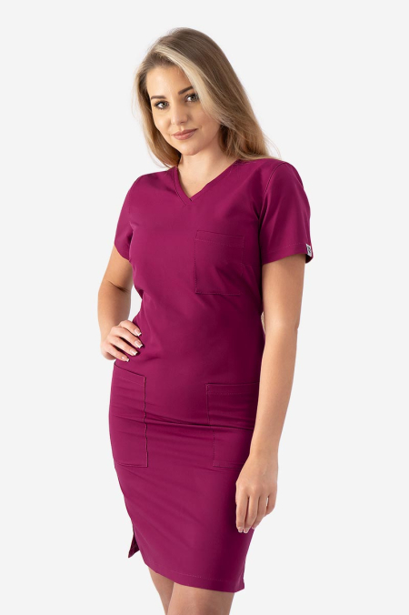 Damska sukienka medyczna Timi rose violet