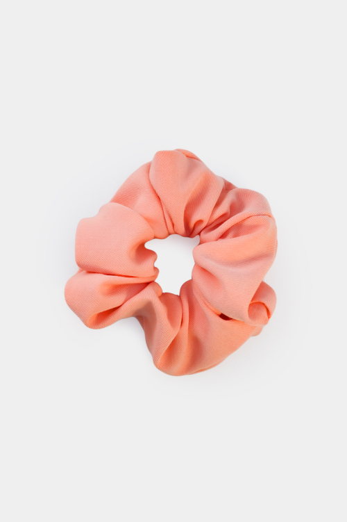 Scrunchie, gumka do włosów peach