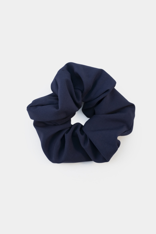 Scrunchie, gumka do włosów granat