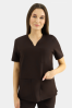 Damska bluza medyczna Amelia chocolate coffee