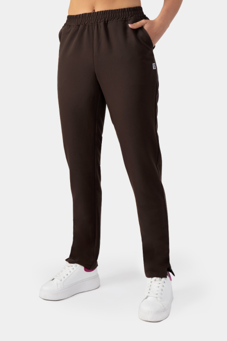 Damskie spodnie medyczne Slim Soft chocolate coffee