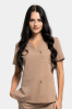 Damska bluza medyczna Amelia beige