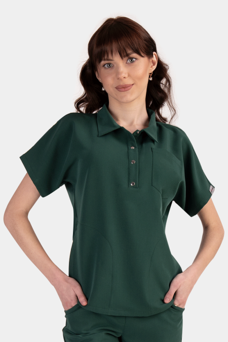 Damska bluza medyczna polo avocado