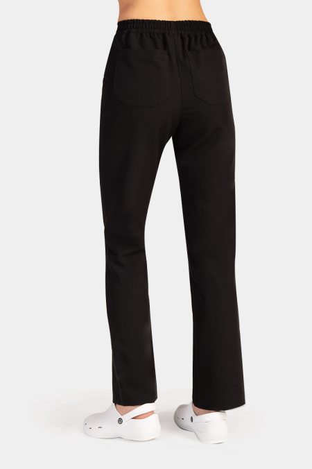 Damskie spodnie Plazo Soft black