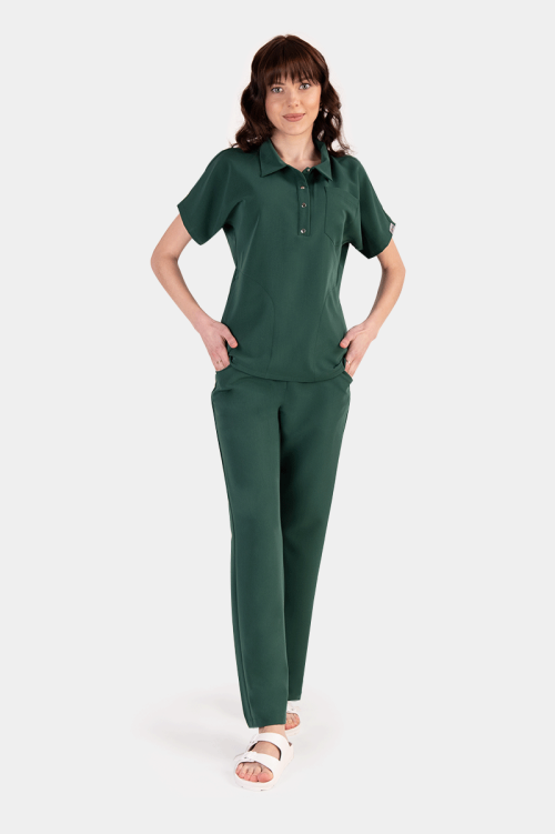 Damska bluza Polo Soft avocado