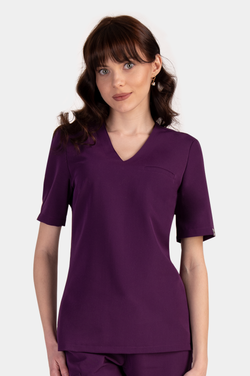Damska bluza medyczna Cami dark berry
