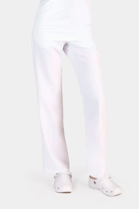 Damskie spodnie Plazo Soft white