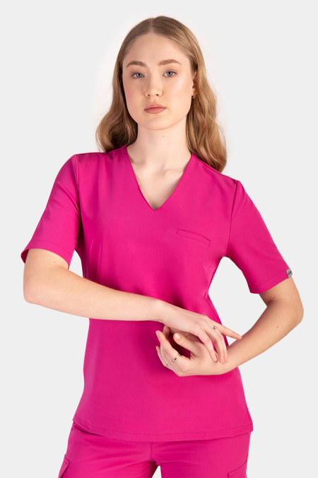 Damska bluza medyczna Cami fuchsia pink