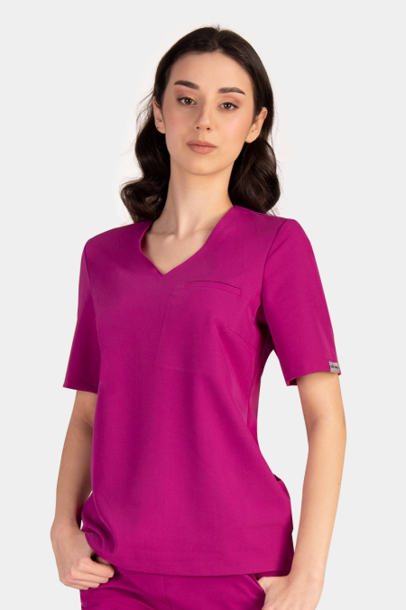 Damska bluza medyczna Cami purple plum