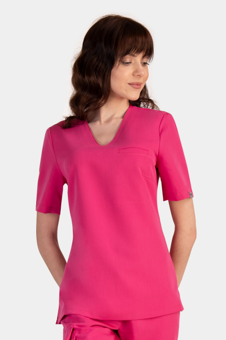 Damska bluza medyczna Cami hot pink