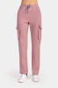 Damskie spodnie medyczne bojówki pink lavender