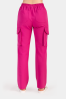 Damskie spodnie medyczne bojówki fuchsia pink