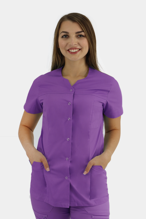 Damski żakiet medyczny Regina dark lilac
