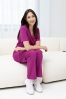 Damska bluza medyczna Cami purple plum