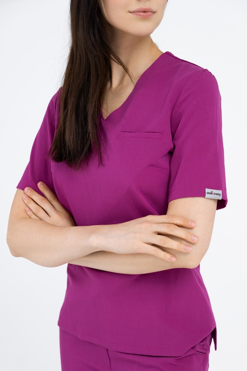 Damska bluza medyczna Cami purple plum