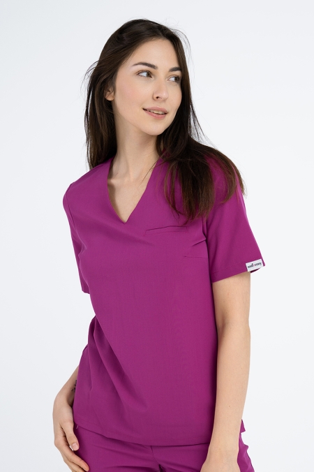 Damska bluza medyczna Cami purple plum