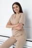 Damska bluza medyczna Cami gold beige
