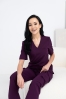 Damska bluza medyczna Cami dark berry