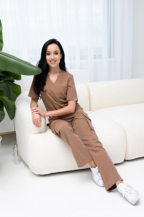Damska bluza medyczna Cami carmel