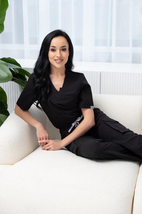 Damska bluza medyczna Cami black