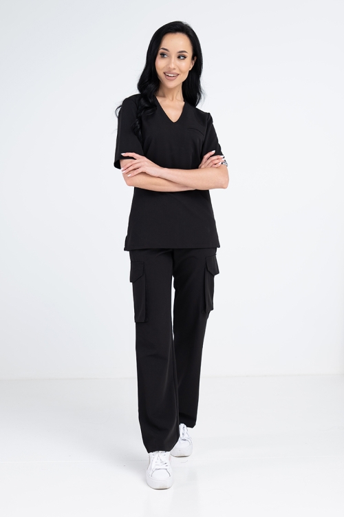 Damska bluza medyczna Cami black