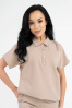 Damska bluza Polo Soft gold beige
