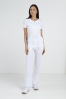 Damskie spodnie Plazo Soft white