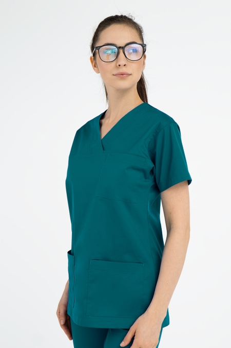 Damska bluza medyczna Nina morska