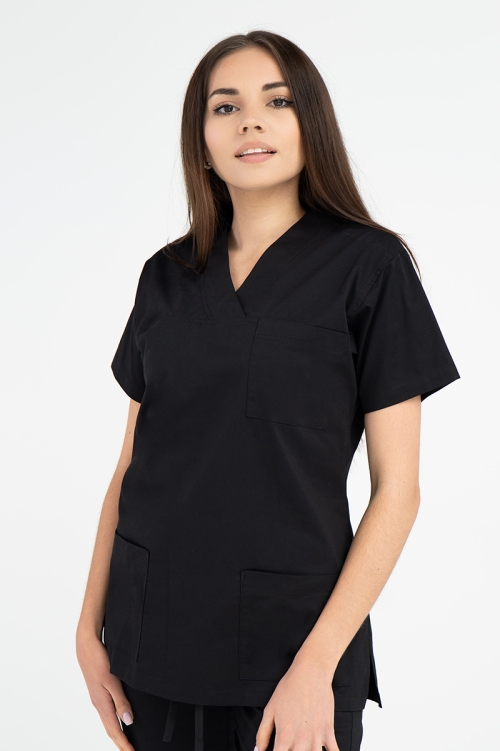 Damska bluza medyczna Nina czarna