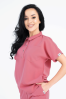 Damska bluza Polo Soft ash pink