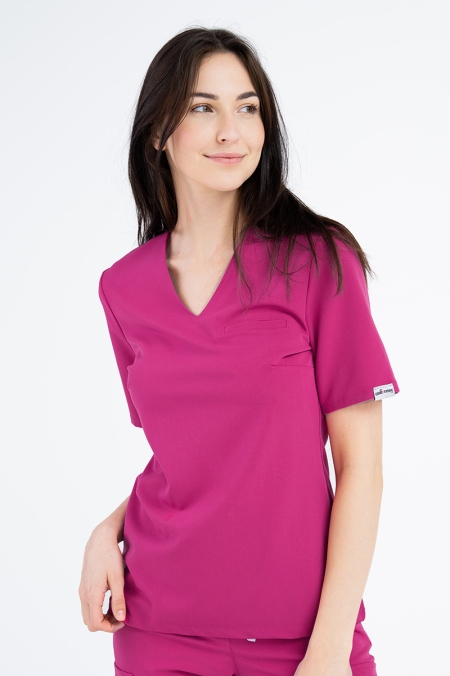 Damska bluza medyczna Cami fuchsia pink