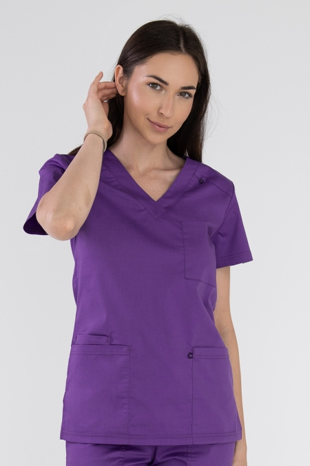 Medyczna bluza damska Medi dark lilac