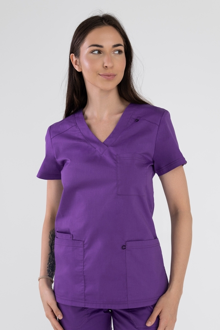 Medyczna bluza damska Medi dark lilac
