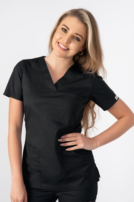 Komplet medyczny damski Comfort Cotton Flexy czarny
