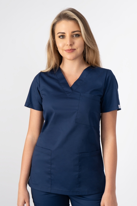 Komplet medyczny damski Comfort Cotton Flexy granatowy