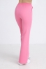 Spodnie medyczne dzwony damskie flamingo