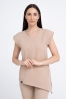 Kosmetyczna bluzka damska Raya gold beige