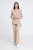Kosmetyczna bluzka damska Raya gold beige