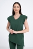 Kosmetyczna bluzka damska Raya dark green
