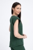Kosmetyczna bluzka damska Raya dark green