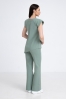 Kosmetyczna bluzka damska Raya gray mint