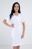 Medyczna sukienka damska Sonia Soft biała