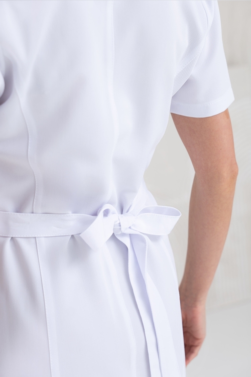 Medyczna sukienka damska Sonia Soft biała