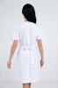 Medyczna sukienka damska Sonia Soft biała